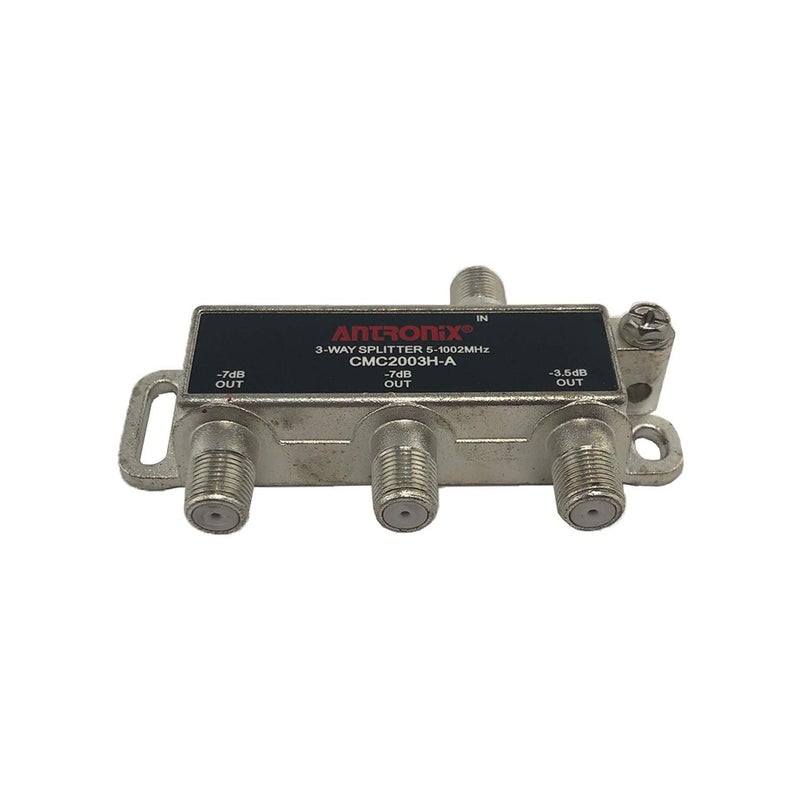 Antronix CMC2003H-A 3-Way Horizontal Splitter -3.5dB -7dB 5-1002 MHz High Performance for Coax Cable TV & Internet - Image 2